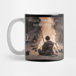 Peace arrives in many forms Mug